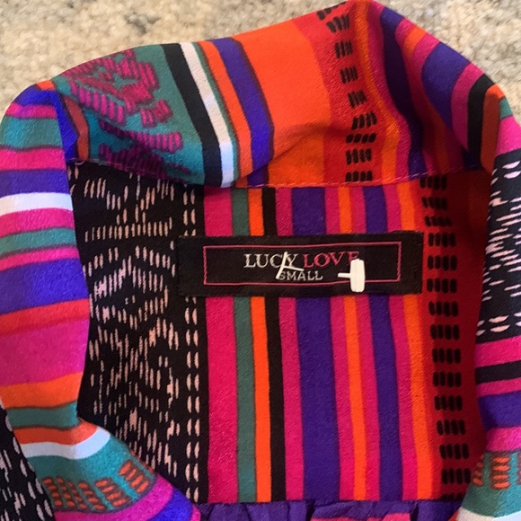 Multi color tunic size small - Picture 3 of 5